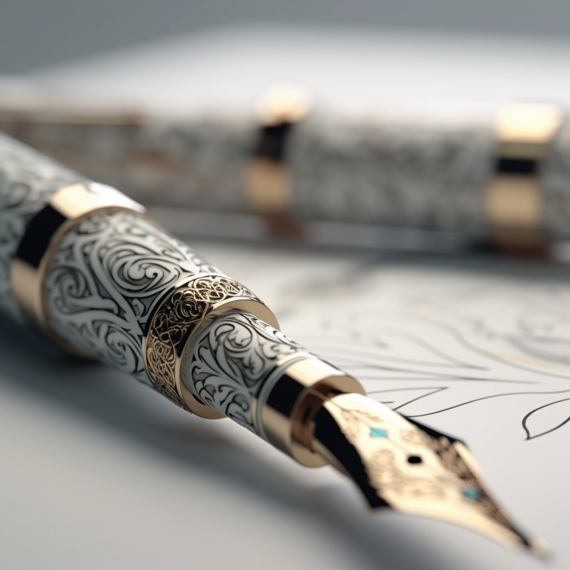 Arabic calligraphy pen